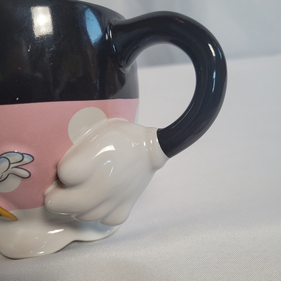 Disney Parks Minnie Mouse 3D Coffee Mug Ruffled Base Gloved Handle - Picture 5 of 9